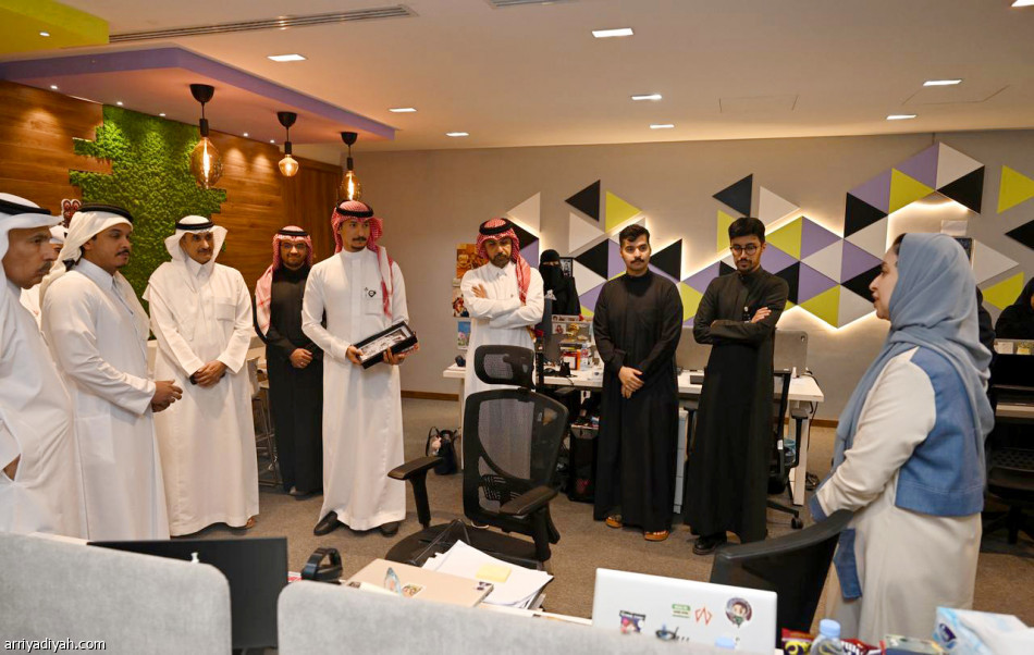 المجموعة السعودية للأبحاث والإعلام تستقبل حمد بن عبد العزيز آل ثاني