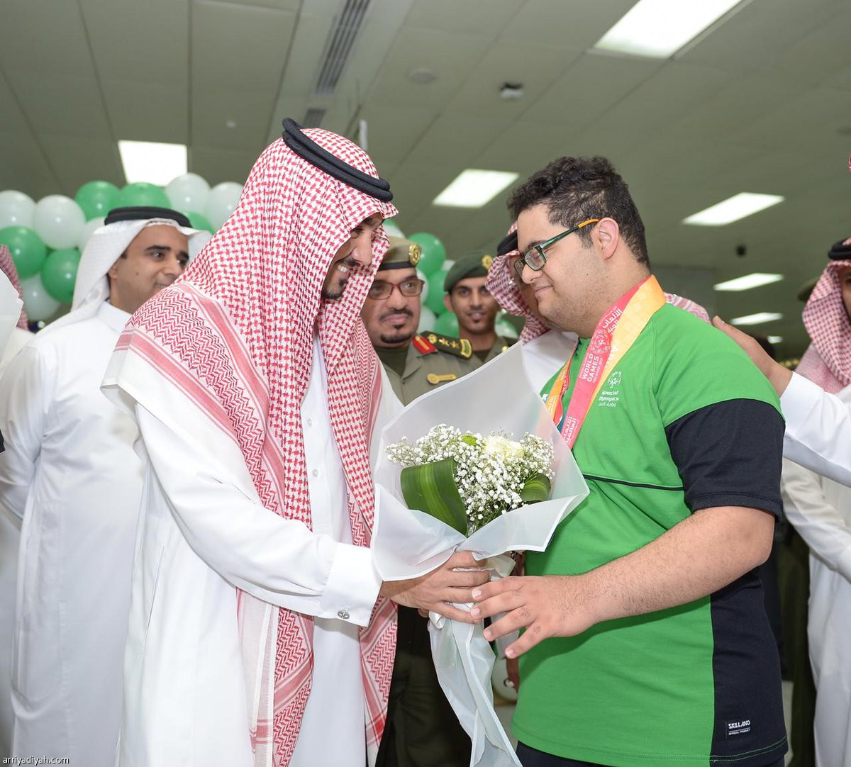 استقبال الأبطال