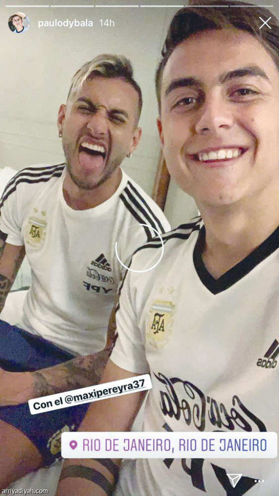 إنستجرام ديبالا..
يوميات كوبا أمريكا