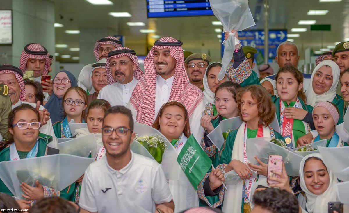 استقبال الأبطال