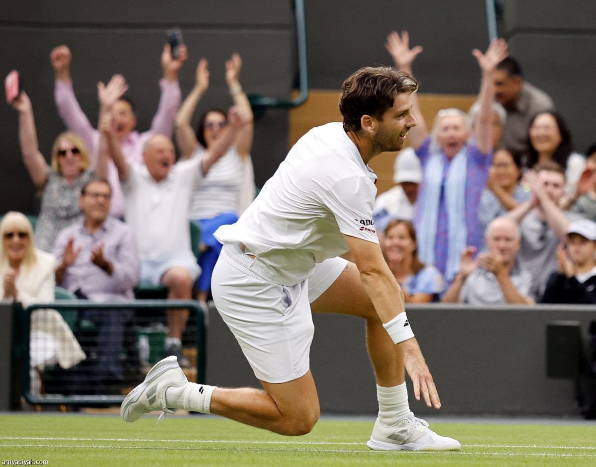 ويمبلدون.. بريطاني وحيد