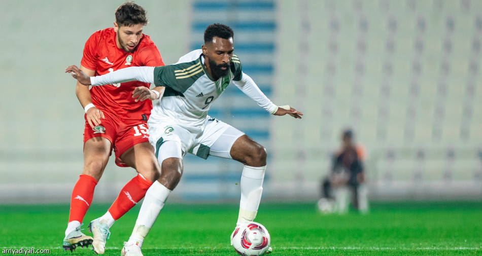 تجريبيا.. الأخضر يتعادل مع فلسطين