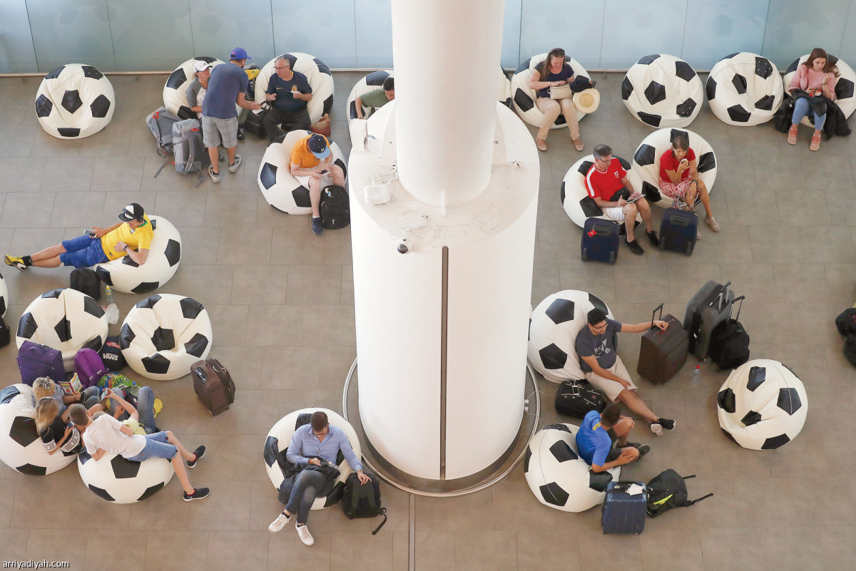 روسيا 
تتحول إلى كرة قدم