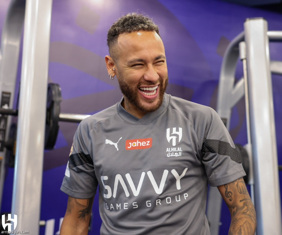 نيمار يظهر في تدريبات الهلال
